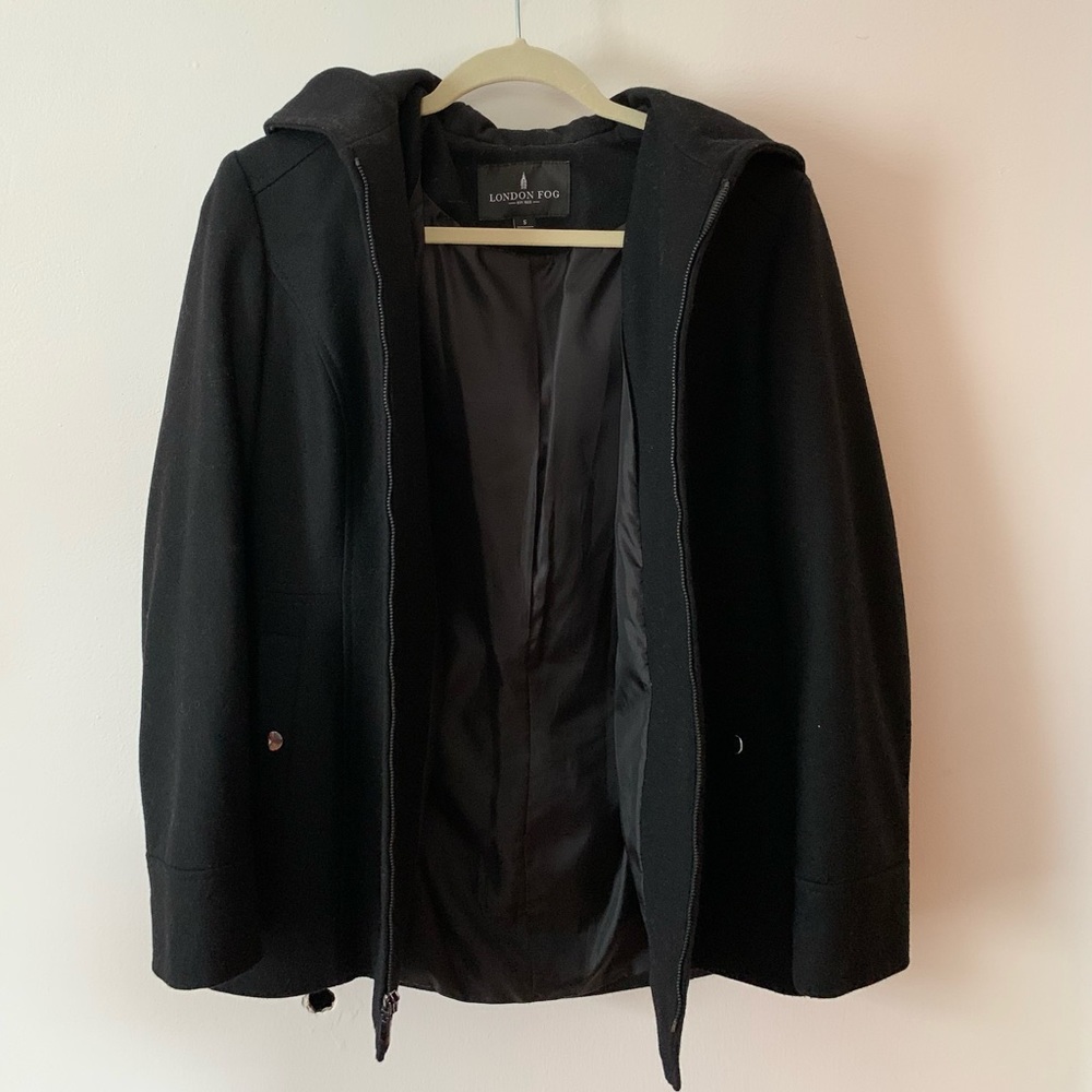 Black pea coat